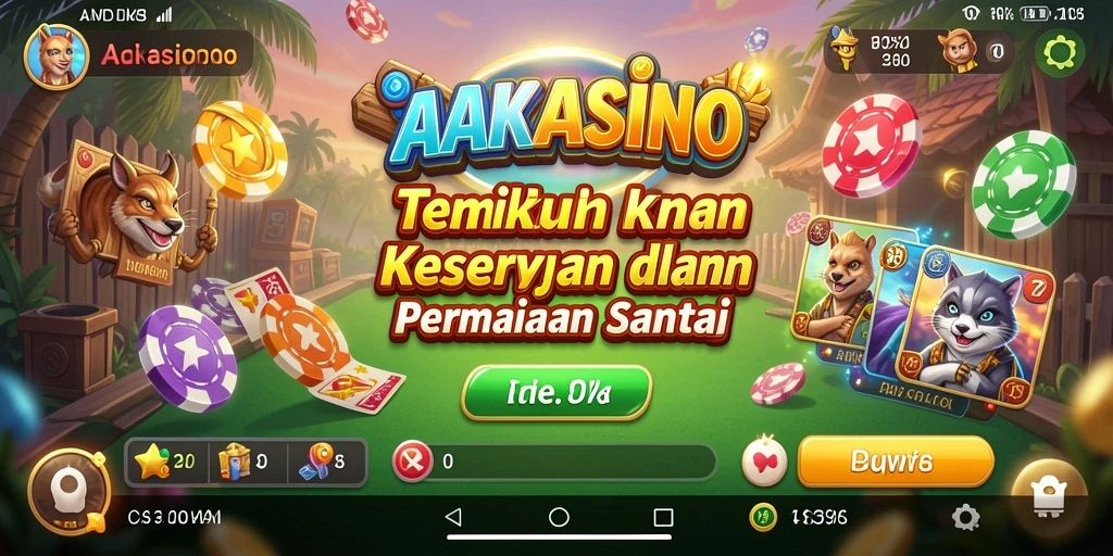 Screenshot AAKASINO menampilkan gameplay yang santai dan mengasyikkan.