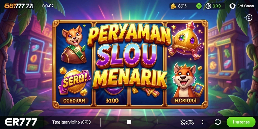 Screenshot gameplay Slot yang menarik dan penuh warna dari ER777.