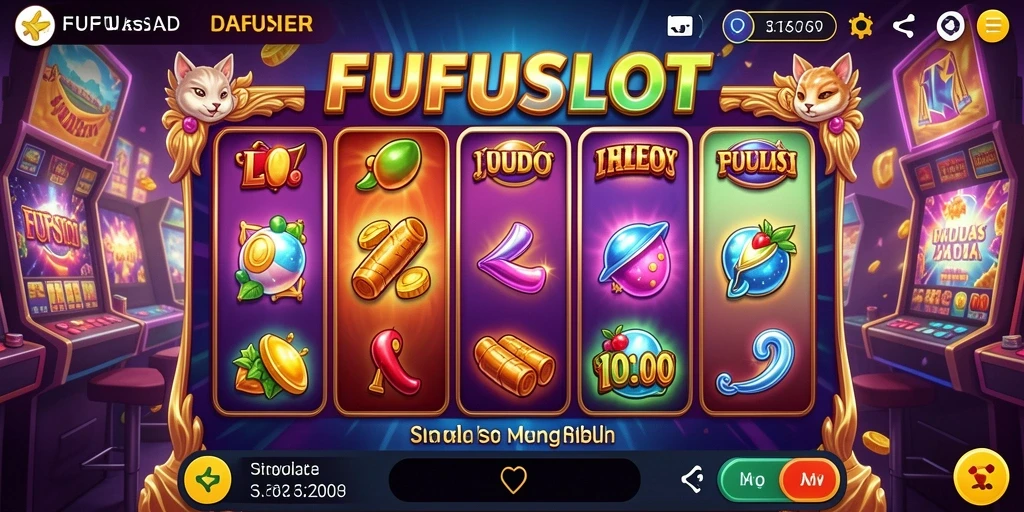 Tampilan menakjubkan dari gameplay FUFUSLOT yang seru.