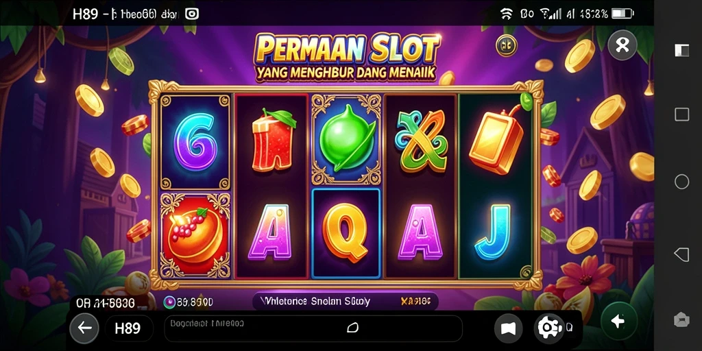 Tampilan gameplay H89 menampilkan keseruan permainan slot yang menghibur.