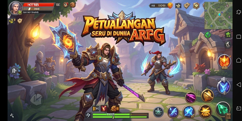 Tampilan gameplay seru dari HOT985 di dunia ARPG yang mendebarkan.