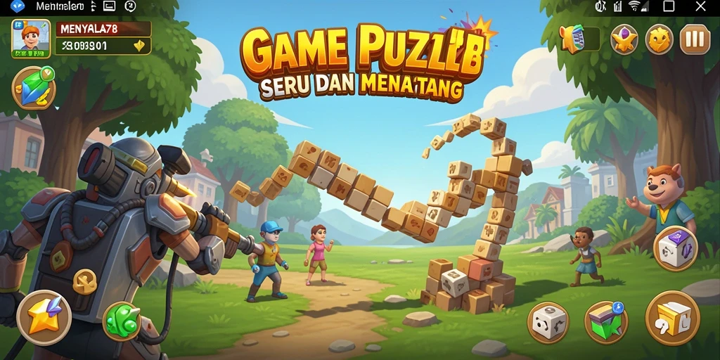 Tampilan gameplay MENYALA78 yang seru dan menantang.