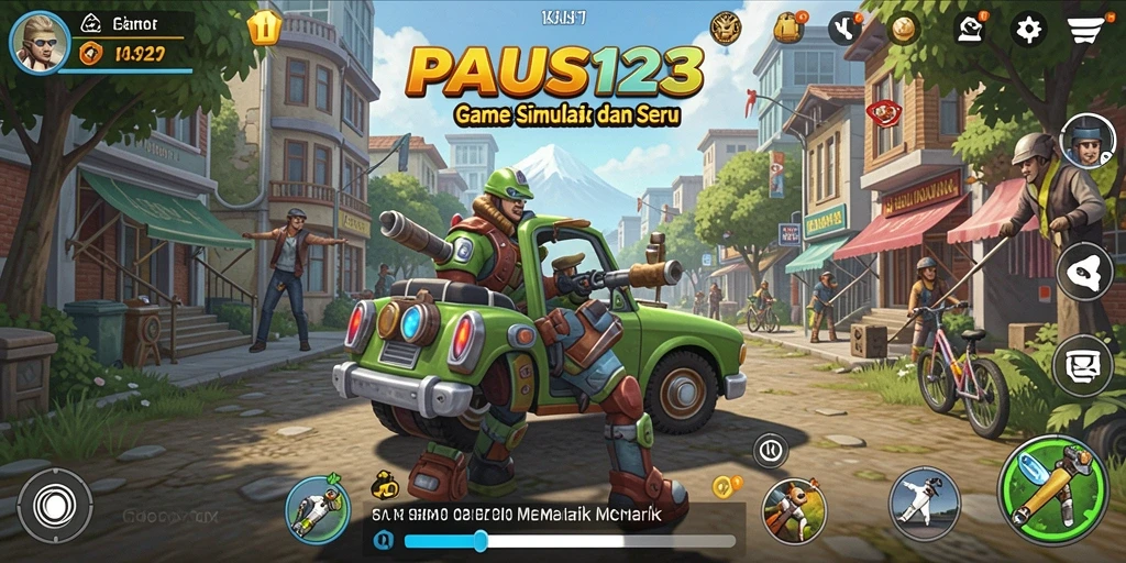 Screenshot gameplay PAUS123 dengan tampilan menarik dari dunia simulasi.